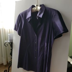 Theory  Pamela-luxe Button-down Top 0100